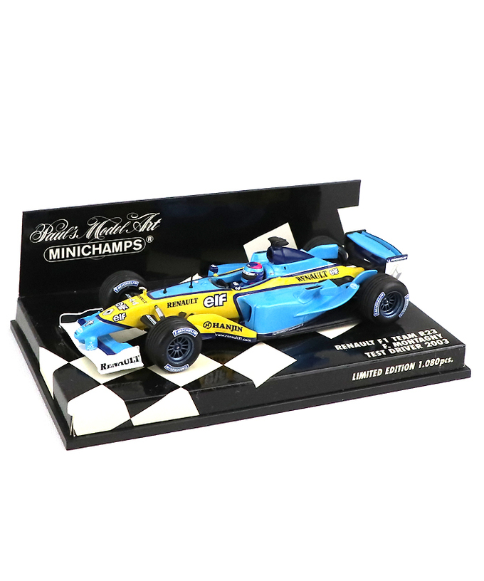 【海外並行品】ミニチャンプス 1/43スケール ルノー F1 チーム R23 フランク・モンタニー 2003年テストドライバー拡大画像