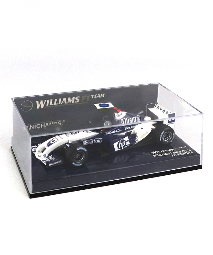 【海外並行品】ミニチャンプス 1/43スケール ウィリアムズ F１ BMW FW26 ファン・パブロ・モントーヤ 2004年拡大画像