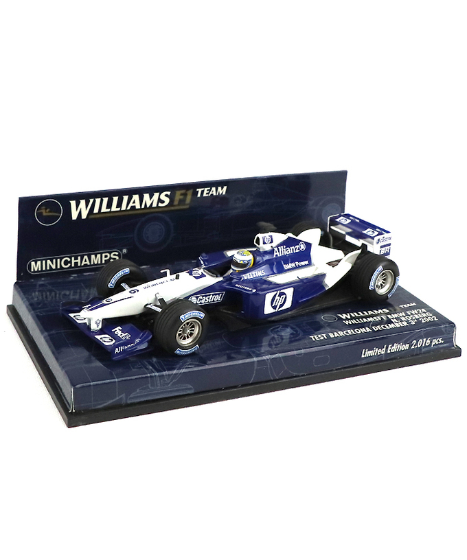 8 ウィリアムズ 1 43スケール 海外並行品 ミニチャンプス 1 43スケール ウィリアムズ Fw24 ニコ ロズベルグ 02年バルセロナ テスト Euro Sports公式通販