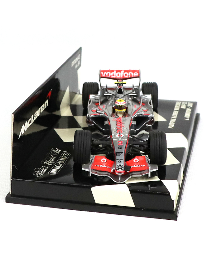 【海外並行品】ミニチャンプス 1/43スケール ボーダフォン マクラーレン メルセデス MP4/22 ルイス・ハミルトン 2007年拡大画像