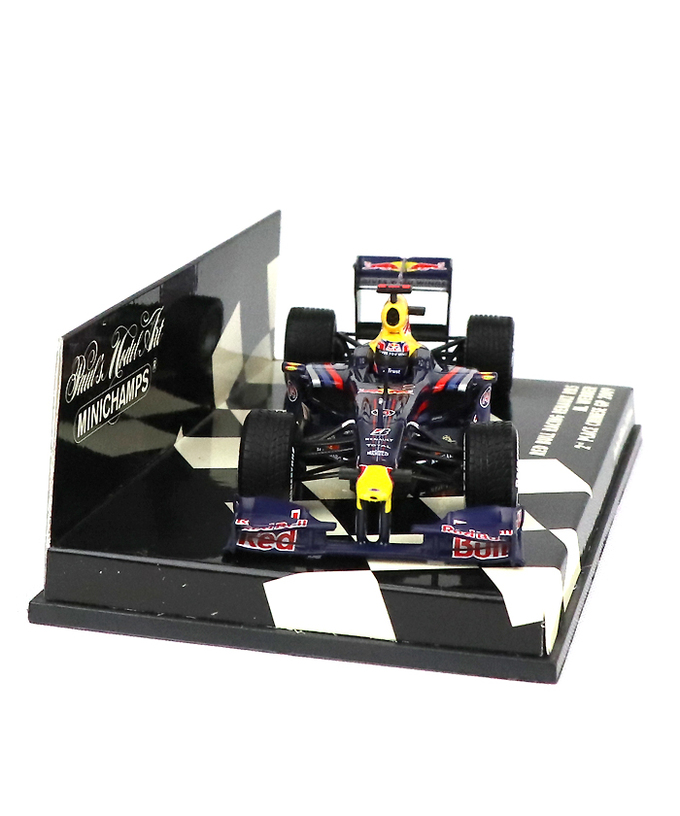 【海外並行品】ミニチャンプス 1/43スケール レッドブル レーシング ルノー RB5 マーク・ウェバー 2009年中国GP 2位表彰台 /ARB拡大画像