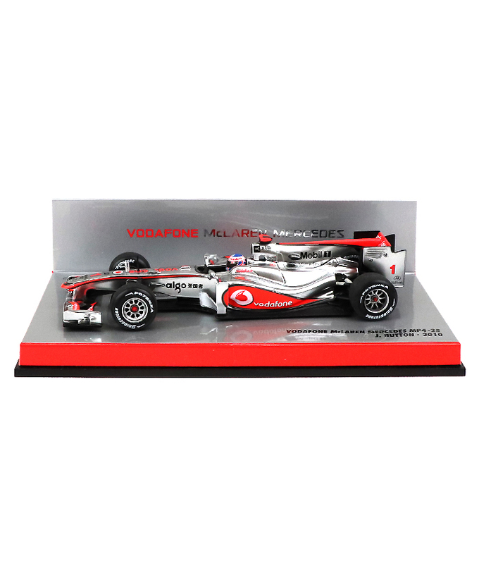 【海外並行品】マクラーレンチーム別注 ミニチャンプス 1/43スケール ボーダフォン マクラーレン メルセデス MP4-25 ジェンソン・バトン 2010年拡大画像