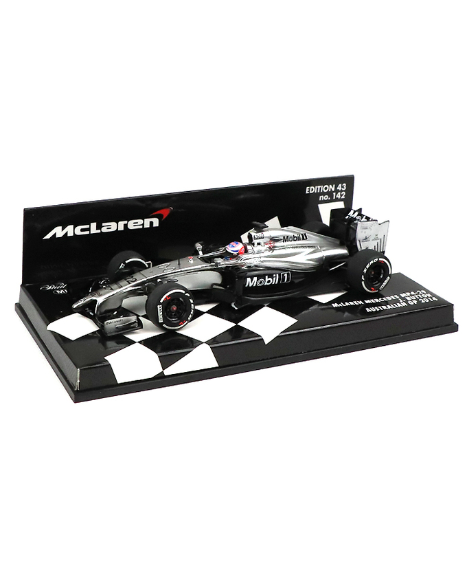 【海外並行品】ミニチャンプス 1/43スケール マクラーレン メルセデス MP4/29 ジェンソン・バトン  2014年オーストラリアGP拡大画像