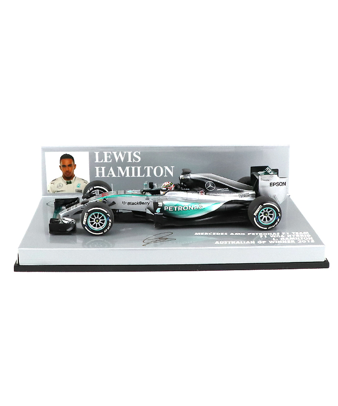 【海外並行品】ミニチャンプス 1/43スケール メルセデス AMG ペトロナス F１チーム W06 ハイブリッド ルイス・ハミルトン 2015年オーストラリアGP優勝　拡大画像