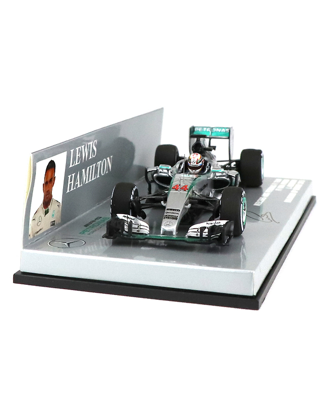 【海外並行品】ミニチャンプス 1/43スケール メルセデス AMG ペトロナス F１チーム W06 ハイブリッド ルイス・ハミルトン 2015年マーレーシアGP優勝拡大画像