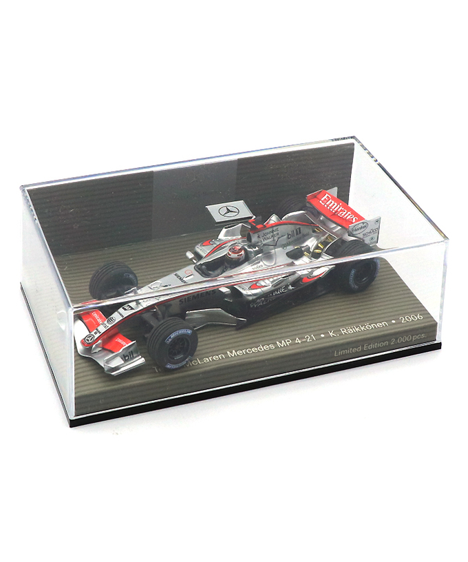 【海外並行品】ミニチャンプス メルセデスベンツ別注 1/43スケール マクラーレン メルセデス MP4/21 キミ・ライコネン 2006年拡大画像