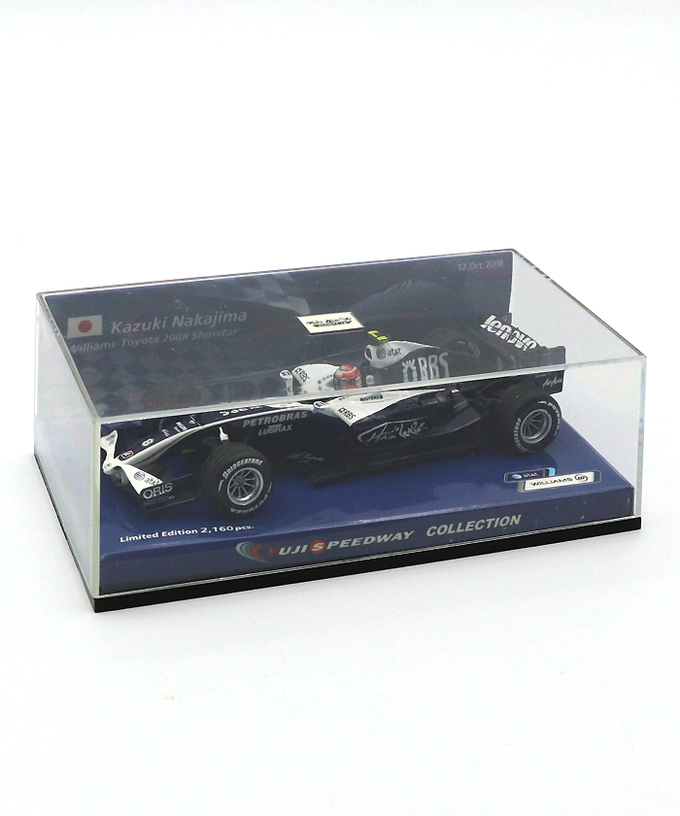 富士スピードウェイ別注 ミニチャンプス 1/43スケール ウィリアムズ トヨタ2008年 ショーカー 中嶋一貴拡大画像
