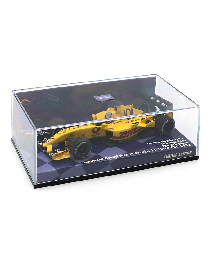 鈴鹿サーキット別注 ミニチャンプス 1/43スケール ジョーダン ホンダ EJ12 佐藤琢磨 2002年日本GP拡大画像