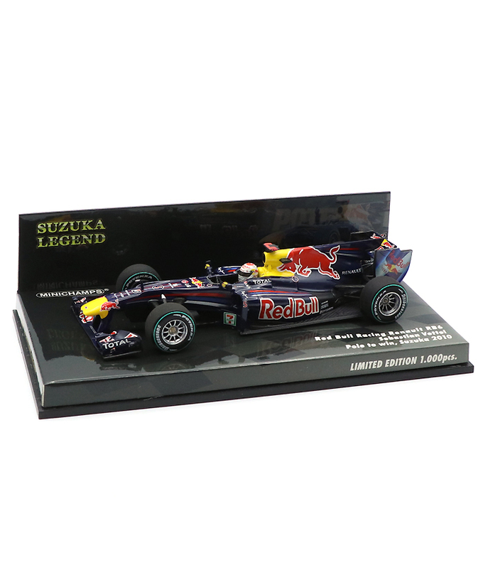 ミニチャンプス 鈴鹿サーキット別注 1/43スケール レッドブル レーシング ルノー RB6 セバスチャン・ベッテル 2010年日本GP ポールトゥウィン /ARB拡大画像