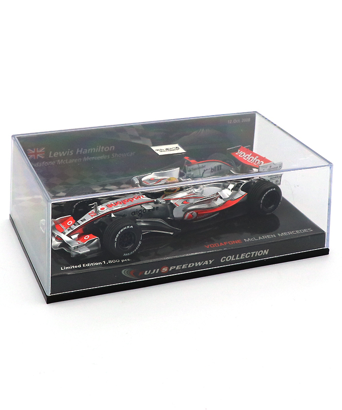 ミニチャンプス 富士スピードウェイ別注 1/43スケール ボーダフォン マクラーレン メルセデス 2008年 ショーカー ルイス・ハミルトン拡大画像
