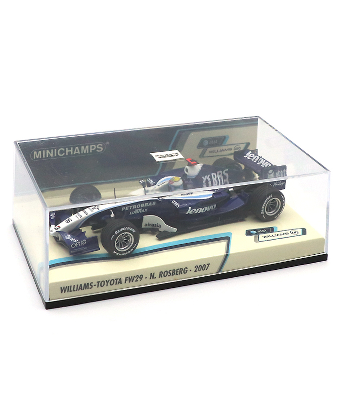 【海外並行品】ミニチャンプス 1/43スケール ウィリアムズ トヨタ FW29 ニコ・ロズベルグ 2007年拡大画像