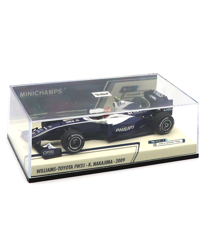 【海外並行品】ミニチャンプス 1/43スケール ウィリアムズ トヨタ FW31 中嶋一貴 2009年拡大画像