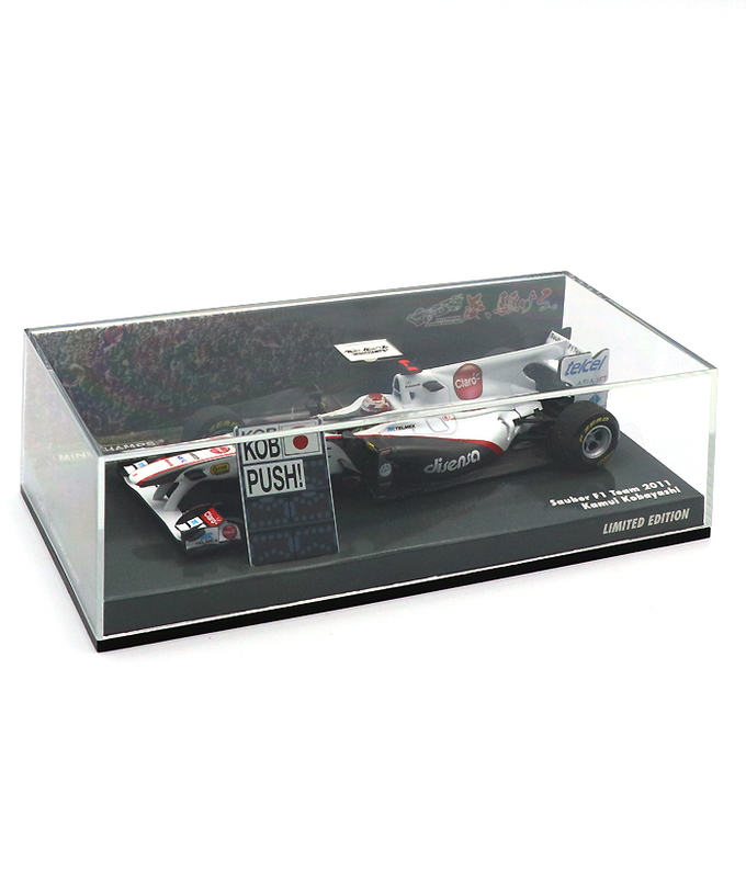 鈴鹿サーキット別注 ミニチャンプス 1/43スケール ザウバー F1 チーム 2011 小林可夢偉 KOB PUSH!拡大画像