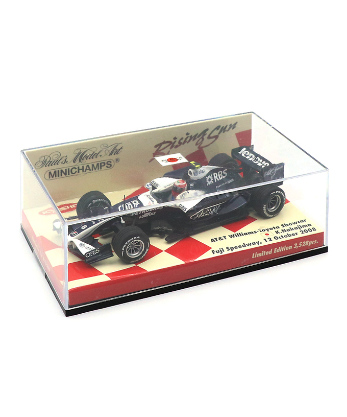 ミニチャンプス  1/43スケール AT&T ウィリアムズ トヨタ ショーカー 中嶋一貴 2008年 ライジングサン拡大画像