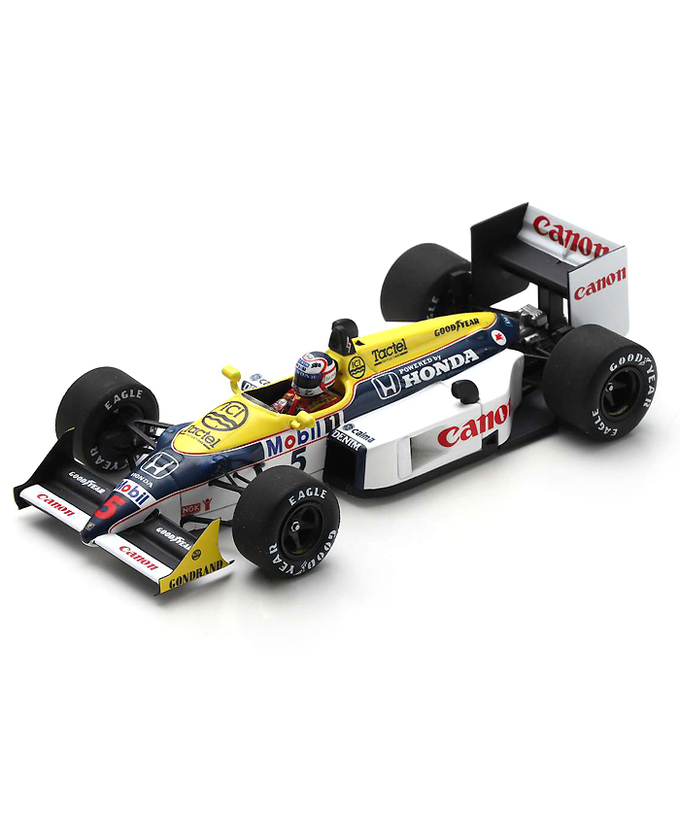 スパーク 1/43スケール ウィリアムズ ホンダ FW11B ナイジェル・マンセル 1987年 フランスGP 優勝拡大画像