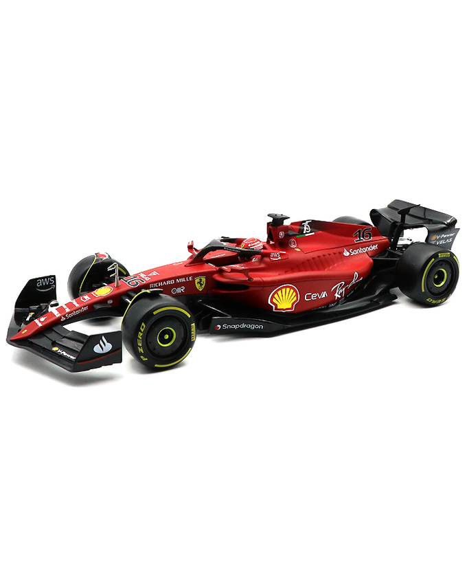 ブラゴ 1/18スケール フェラーリ F1-75 シャルル・ルクレール 2022年拡大画像