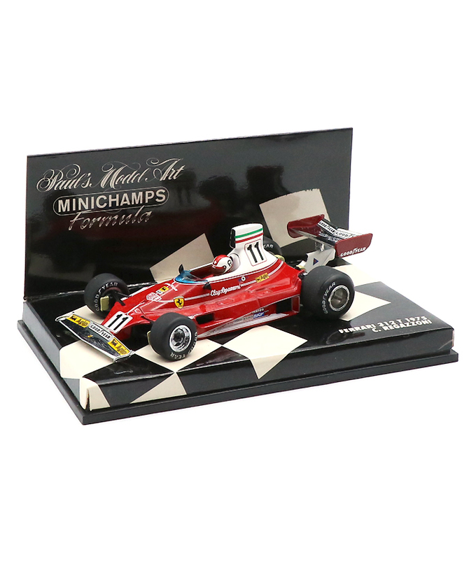 【海外並行品】ミニチャンプス 1/43スケール フェラーリ 312T クレイ・レガツォーニ 1975年拡大画像