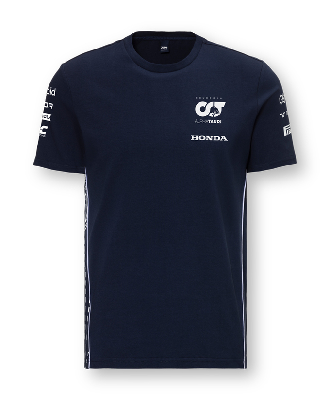 スクーデリア アルファタウリ チーム Tシャツ ネイビー 2023拡大画像