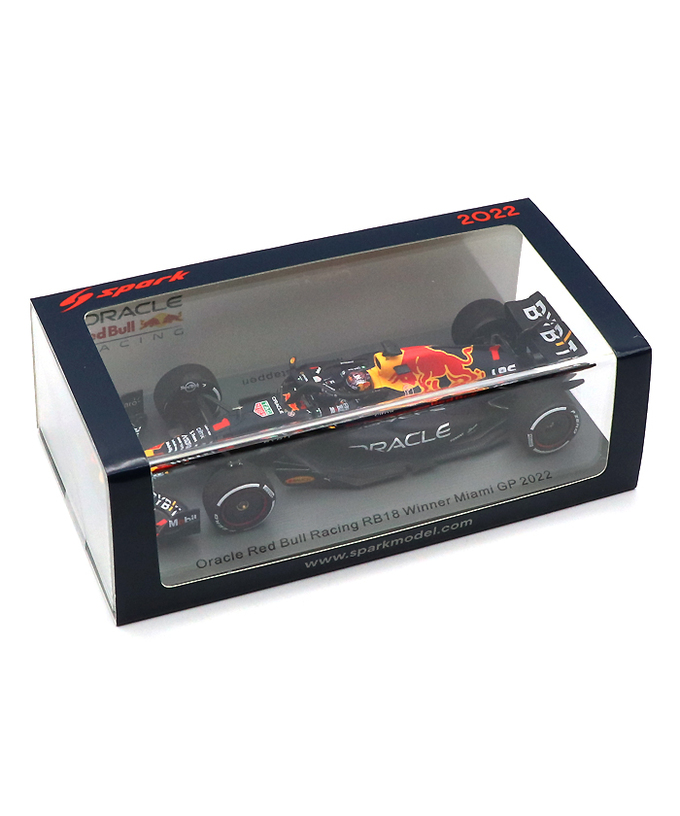 スパーク 1/43スケール オラクル レッドブル レーシング RB18 マックス・フェルスタッペン 2022年 マイアミGP 優勝 /ARB/msa拡大画像