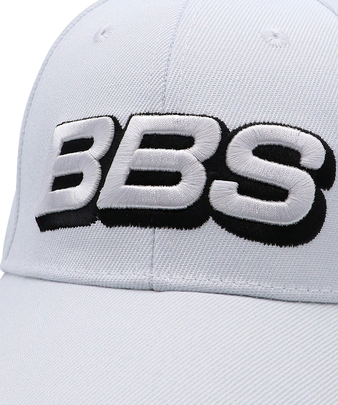BBS オフィシャル ベースボール キャップ ホワイト拡大画像