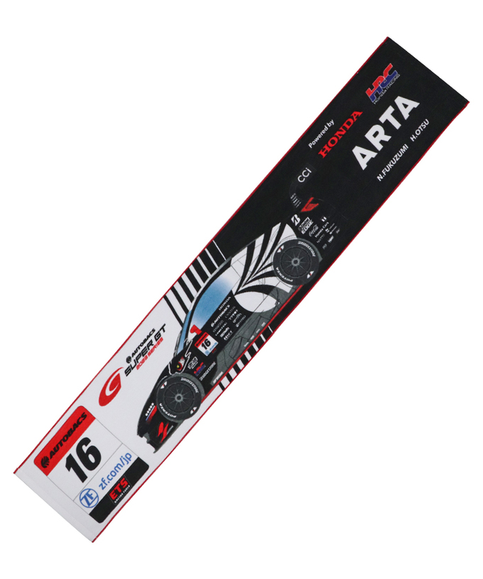 HRC Honda RACING x スーパーGT参戦チーム コラボ ARTA 16号車 タオルマフラー拡大画像