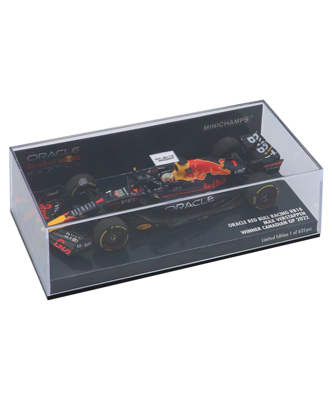 【60%オフセール】ミニチャンプス 1/43スケール オラクル レッドブル レーシング RB18 マックス・フェルスタッペン 2022年 カナダGP 優勝/ARB/msl拡大画像