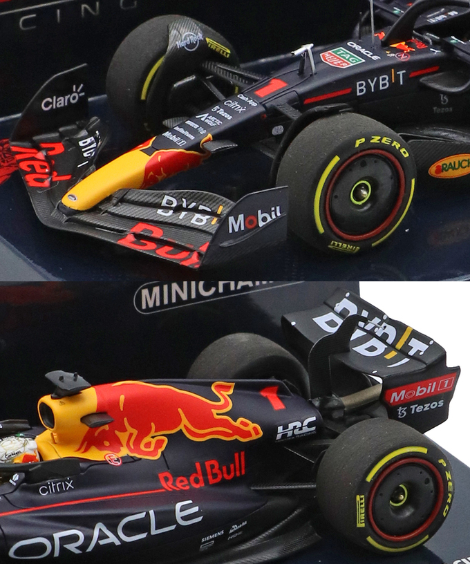 【60%オフセール】ミニチャンプス 1/43スケール オラクル レッドブル レーシング RB18 マックス・フェルスタッペン 2022年 カナダGP 優勝/ARB/msl拡大画像