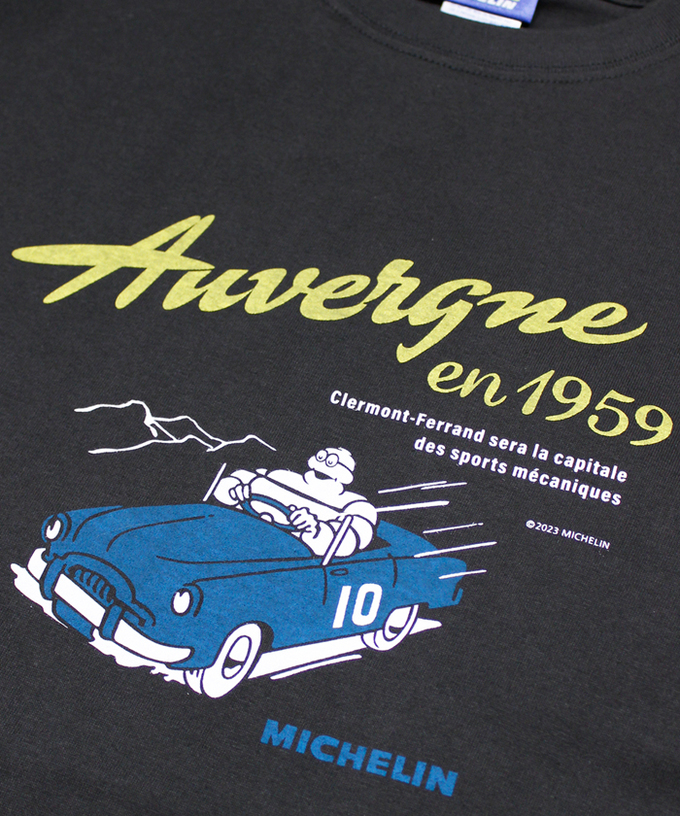 ミシュラン Auvergne Tシャツ スミ拡大画像
