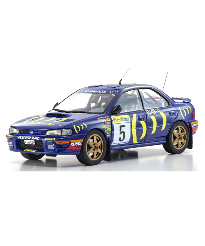【30%オフセール】京商 1/18スケール スバル インプレッサ 1995年 WRC モンテカルロ ラリー /msa拡大画像