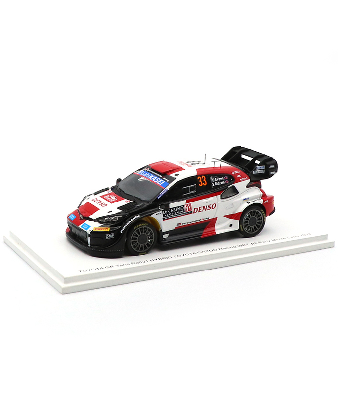 スパーク 1/43スケール トヨタ GR ヤリス ラリー1 ハイブリッド TOYOTA GAZOO Racing WRT 33号車 エルフィン・エバンス/スコット・マーティン 2023年 WRC モンテカルロ ラリー /TGR_WRC拡大画像