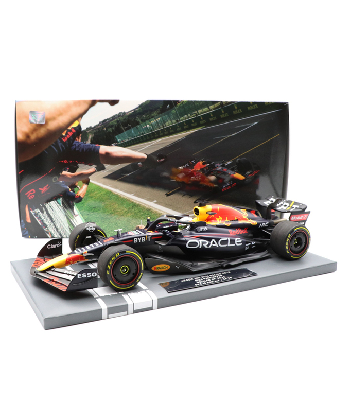 フェルスタッペン別注 ミニチャンプス 1/18スケール オラクル レッドブル レーシング RB18 マックス・フェルスタッペン 2022年 ベルギーGP 優勝 /ARB/msa拡大画像