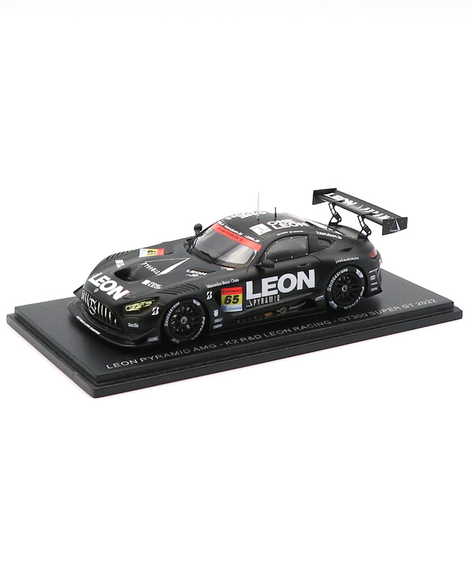 スパーク 1/43スケール LEON PYRAMID AMG - K2 R&D LEON RACING NO.65 蒲生尚弥 / 篠原拓朗 GT 300 スーパーGT 2022年拡大画像