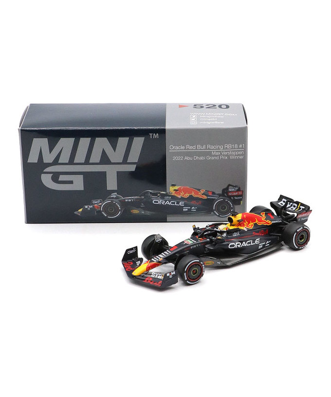 MINIGT 1/64スケール オラクル レッドブル レーシング RB18 マックス・フェルスタッペン 2022年 アブダビGP 優勝 /ARB拡大画像