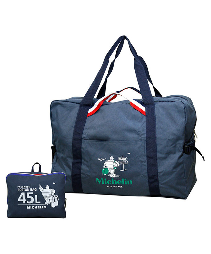 ミシュラン パッカブル ボストンバッグ 45L Navy 233845拡大画像