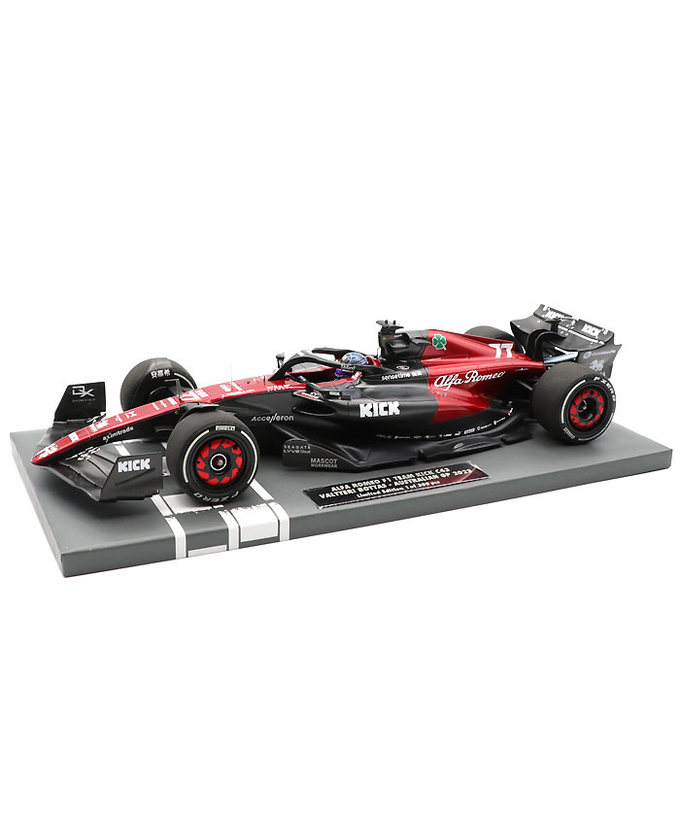 【30%オフセール】ミニチャンプス 1/18スケール アルファロメオ F1チーム KICK C43 バルテリ・ボッタス 2023年 オーストラリアGP/23f1m拡大画像