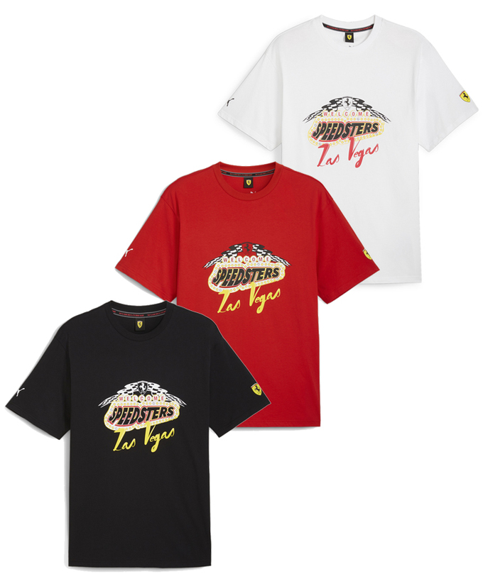 【50％オフセール】PUMA スクーデリア フェラーリ チーム ラスベガスGP Tシャツ 2023 /FN-W拡大画像