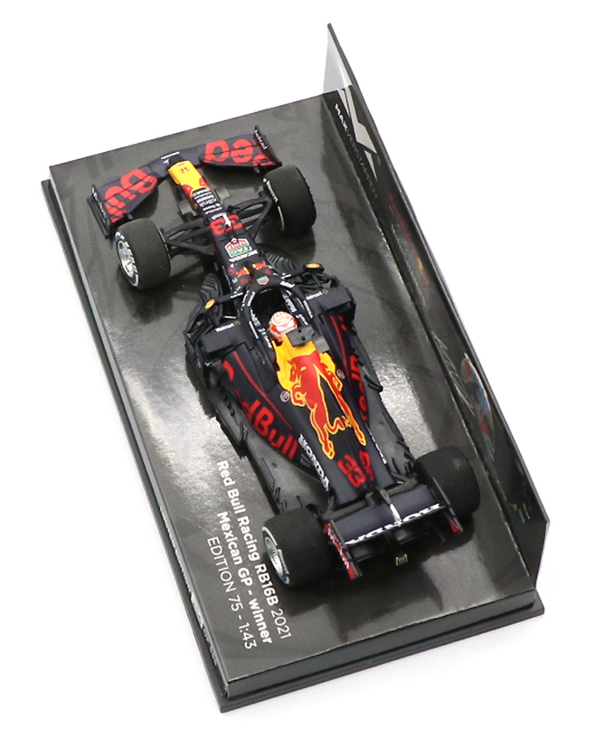 フェルスタッペン別注 ミニチャンプス 1/43スケール レッドブル レーシング ホンダ RB16B マックス・フェルスタッペン 2021年 メキシコGP 優勝 /ARB/msa拡大画像