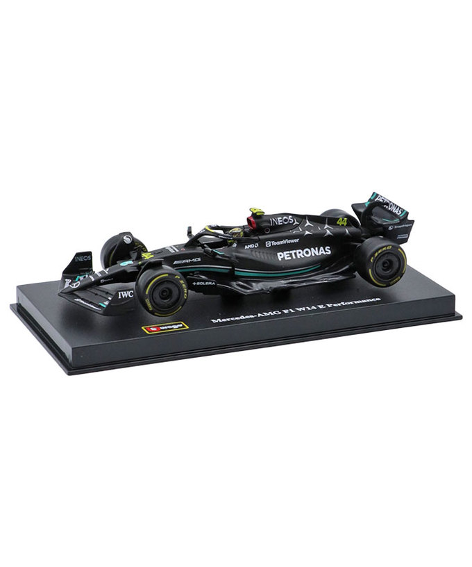 ブラゴ 1/43スケール メルセデス AMG ペトロナス F1 W14 E パフォーマンス ルイス・ハミルトン 2023年（ドライバー付属）/23f1m拡大画像