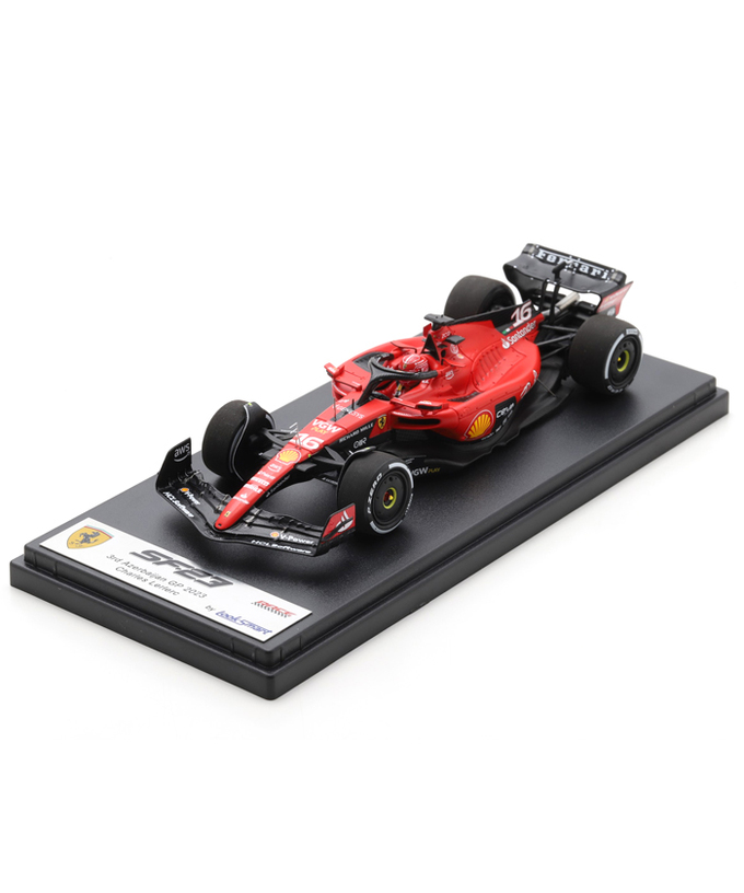 ルックスマート 1/43スケール フェラーリ SF23 シャルル・ルクレール 2023年 アゼルバイジャンGP /23f1m拡大画像