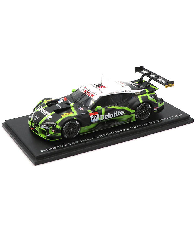 【30%オフセール】スパーク 1/43スケール デロイト トムス GR スープラ TGR TEAM Deloitte TOMS NO.37 笹原右京 / ジュリアーノ・アレジ GT500 スーパーGT 2023年拡大画像