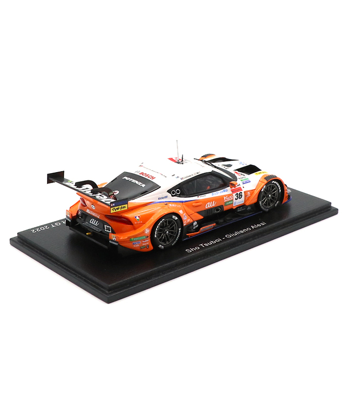 スパーク 1/43スケール au トムス GR スープラ TGR TEAM au TOMS NO.36 坪井翔 / ジュリアーノ・アレジ GT500 スーパーGT 2022年 /msl拡大画像
