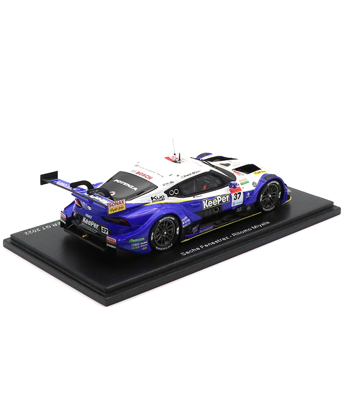 スパーク 1/43スケール キーパー トムス GR スープラ TGR TEAM KeePer TOMS NO.37 サッシャ・フェネストラズ / 宮田莉朋 GT500 スーパーGT 2022年 /msl拡大画像