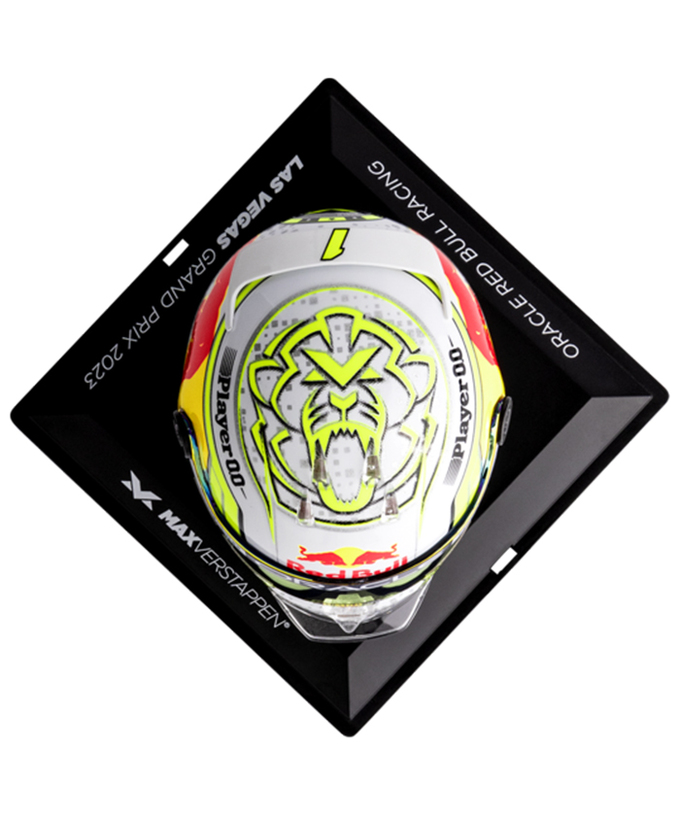 フェルスタッペン別注 シューベルト 1/4スケール マックス・フェルスタッペン 2023年 ラスベガスGP レッドブル レーシング チーム ヘルメット /ARB拡大画像