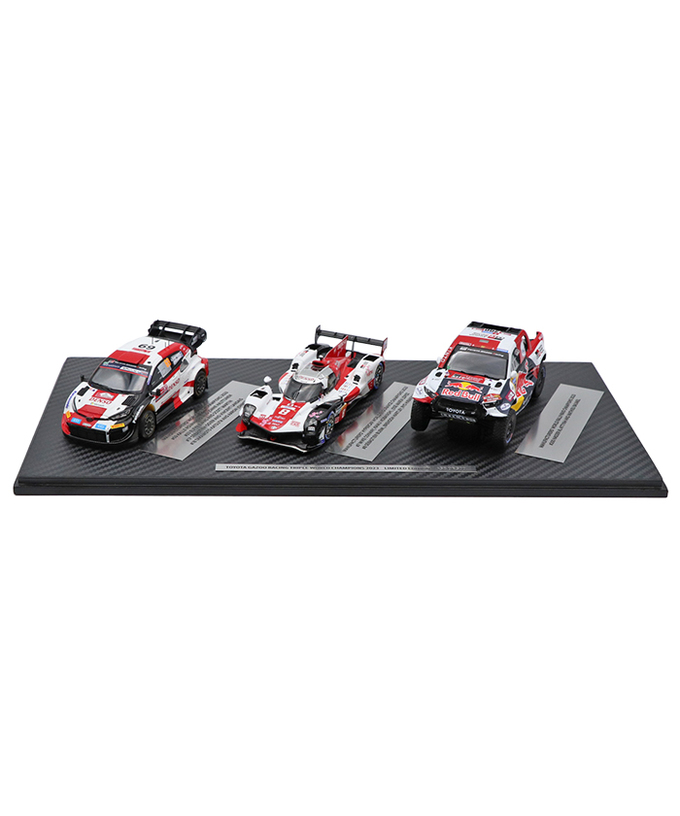 TOYOTA GAZOO Racing 別注 スパーク 1/43スケール  2023 トリプルチャンピオン  3台セット/TGR_WRC拡大画像