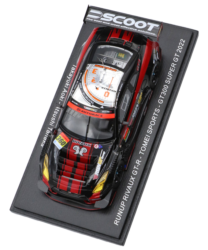 スパーク 1/43スケール RUNUP RIVAUX GT-R TOMEI SPORTS NO.360 青木孝行 / 田中篤 GT 300 スーパーGT 2022年/msl拡大画像