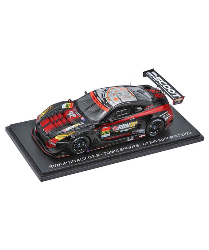 スパーク 1/43スケール RUNUP RIVAUX GT-R TOMEI SPORTS NO.360 青木孝行 / 田中篤 GT 300 スーパーGT 2022年拡大画像