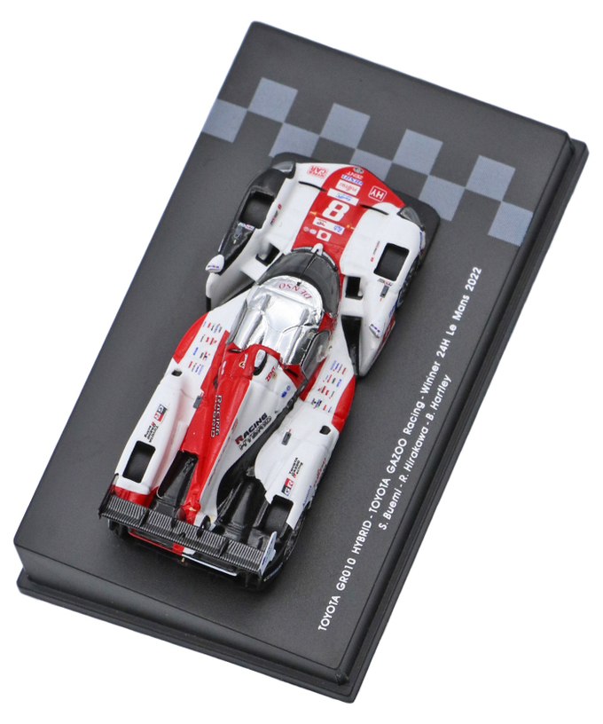 スパーク 1/87スケール TOYOTA GAZOO Racing GR010 ハイブリッド 8号車 ブエミ/ハートレイ/平川亮 2022年 ルマン24時間レース 優勝 /TGR_WEC/msl拡大画像