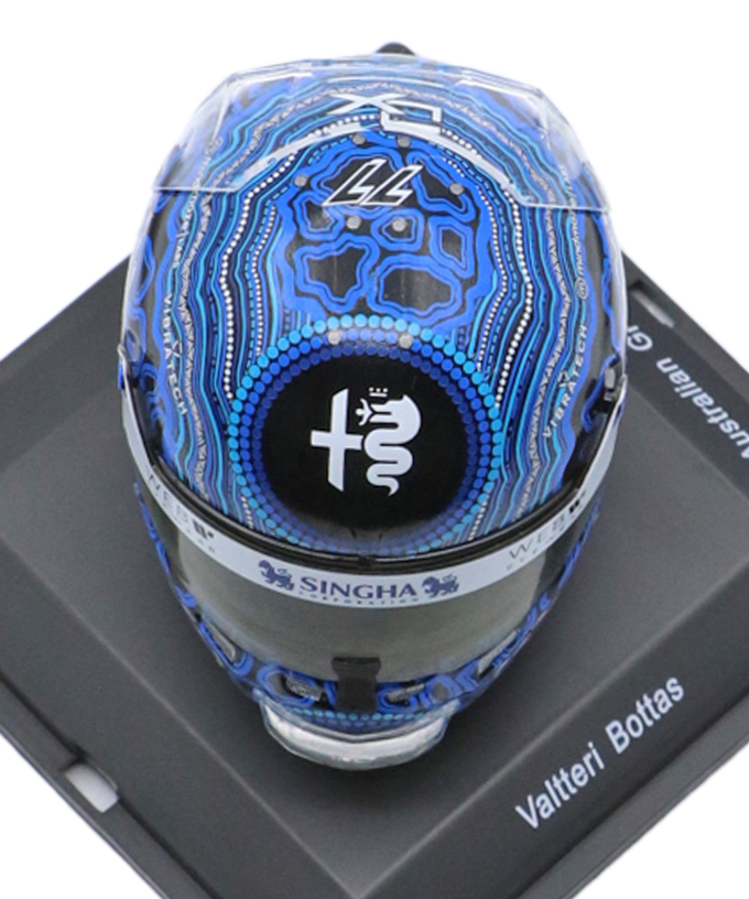 スパーク 1/5スケール バルテリ・ボッタス 2023年 オーストラリアGP アルファロメオ ヘルメット /msl拡大画像