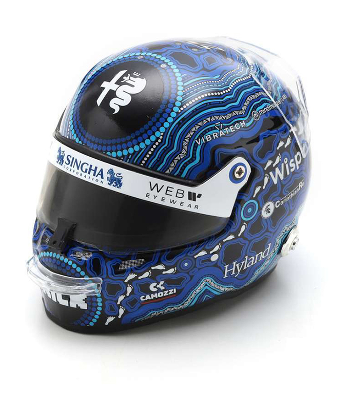 スパーク 1/5スケール バルテリ・ボッタス 2023年 オーストラリアGP アルファロメオ ヘルメット /msl拡大画像