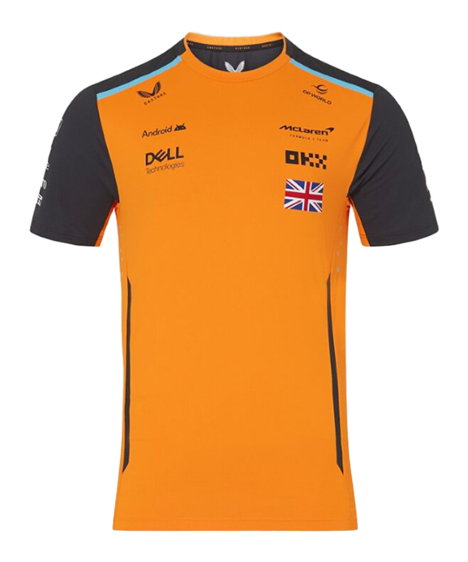 マクラーレン F1 チーム ランド・ノリス セットアップ Tシャツ オレンジ 2024拡大画像